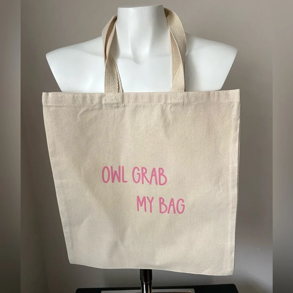 Owl Canvas Tote Bag